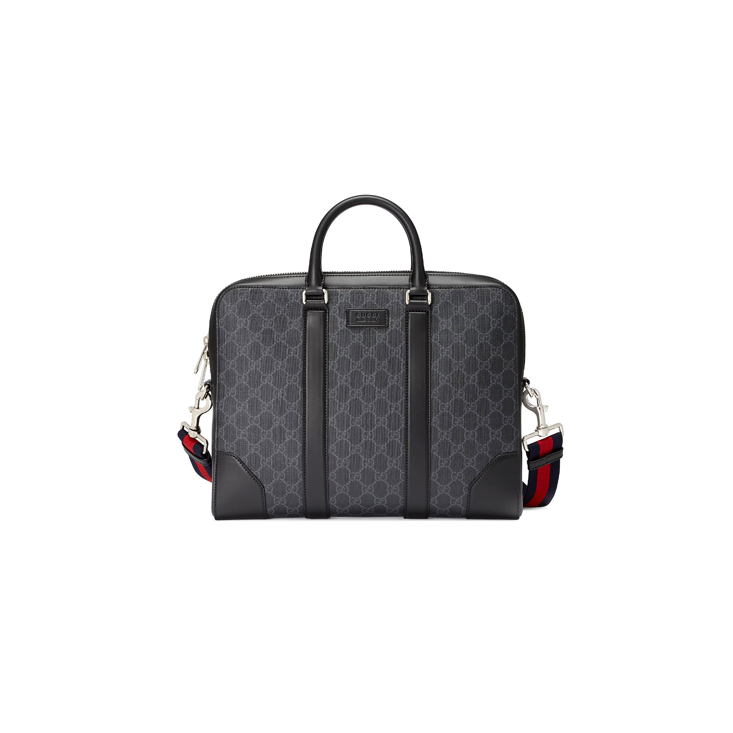 GUCCI GG BLACK BRIEFCASE 474135 (36*28*7cm) GUCCI GG BLACK BRIEFCASE 474135 (36*28*7cm)